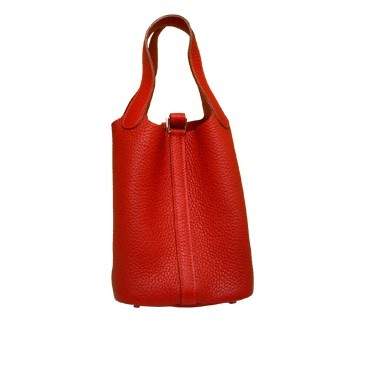 hermes Picotin PM Togo Leather red